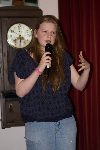 Yana Thaler überzeugte mit Stand Up Comedy.