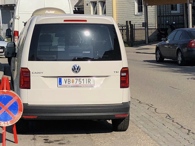 Das mobile Vöcklabrucker Radar ist in dieser Woche in der Franz-Schubert-Straße stationiert.