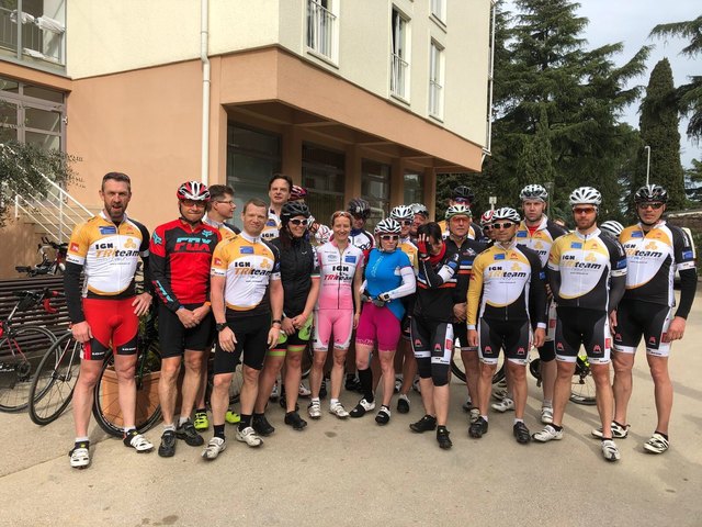 Eine große IGN Triteam-Abordnung war beim Trainingslager im kroatischen Porec.