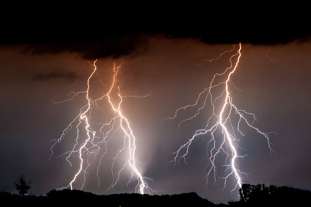 In der vergangenen Nacht gab es das erste Gewitter des heurigen Jahres