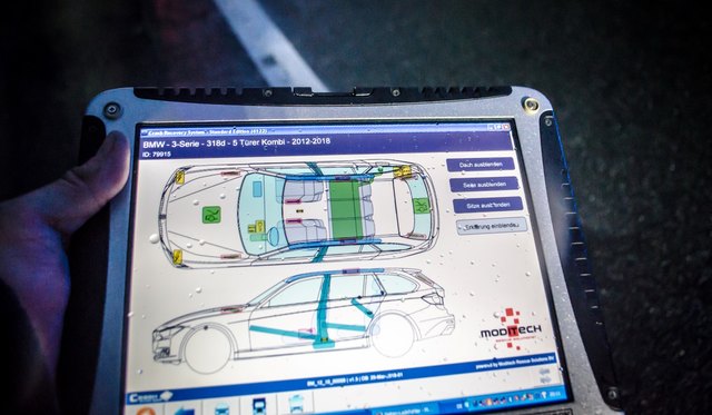 Durch die moderne Fahrzeugtechnologie verlief ein Unfall auf der Südautobahn glimpflich.