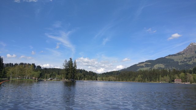 ganz ruhig und idyllisch liegt der Moorsee