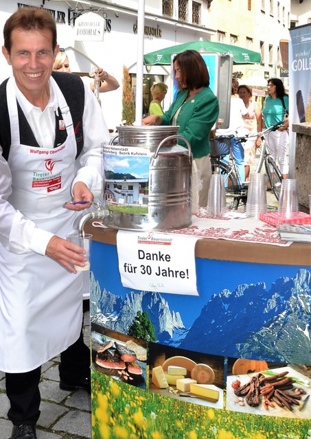 Wolfgang Obermüller beim 30-Jahr-Jubiläum.