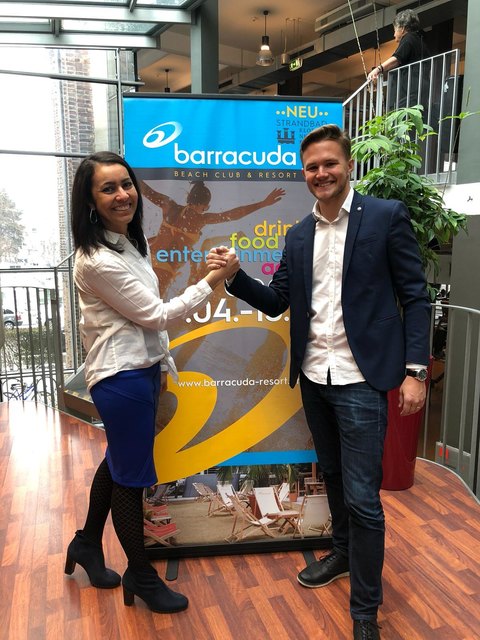 Larissa Araujo und Philipp Kennedy