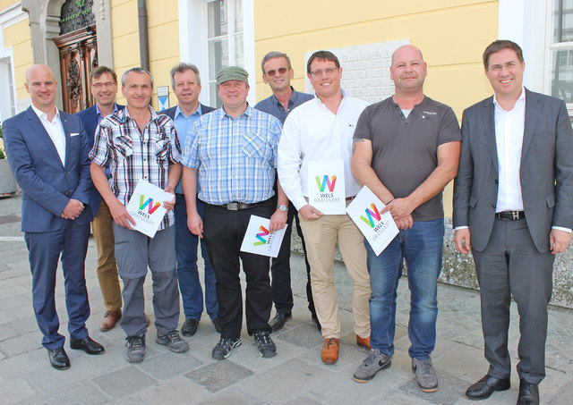 P. Franzmayr, R. Gnadlinger, W. Steinmaßl, K. Hoflehner, H. Rager, J. Zauner-Penninger, P. Scherer, A. Beyer, A. Rabl.
