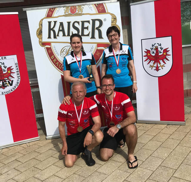 Sina Rieger, Angelika Baumgartner, Harald Felsberger und Alexander Hechenblaikner.