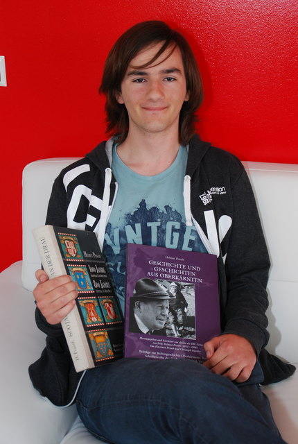 Der 20-jährige HTL-Maturant Christoph Santner hat seine eigene Familiengeschichte fest im Griff