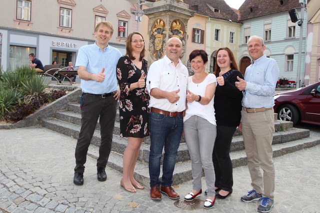 Das Team des Vereins Einkaufsstadt Hartberg rund um Obmann Dietmar Peinsipp plant 2018 zahlreiche Veranstaltungen.