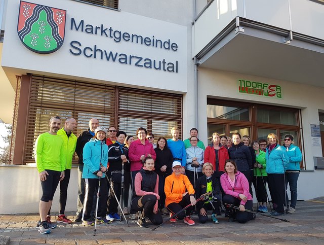 Der Lauftreff im Schwarzautal wurde heuer gestartet und erfreut sich schon eines großen Zuspruchs.