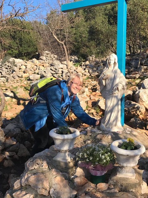 Maria Schneider in Medjugorje
