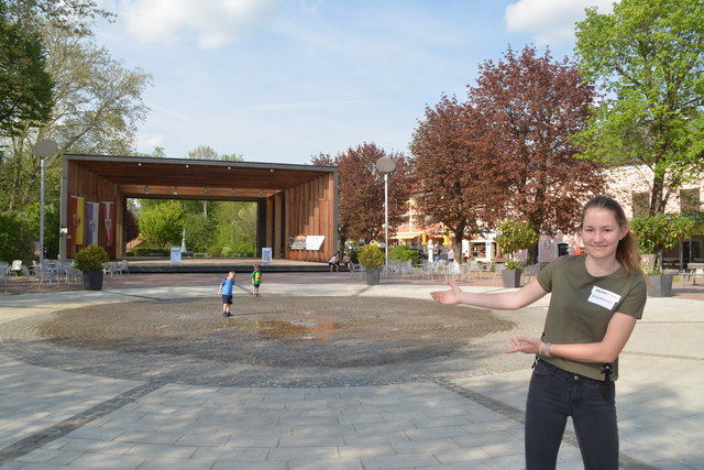 Lilli Ochsenhofer präsentierte den Joseph Haydn-Platz und führte durch Bad Tatzmannsdorf.