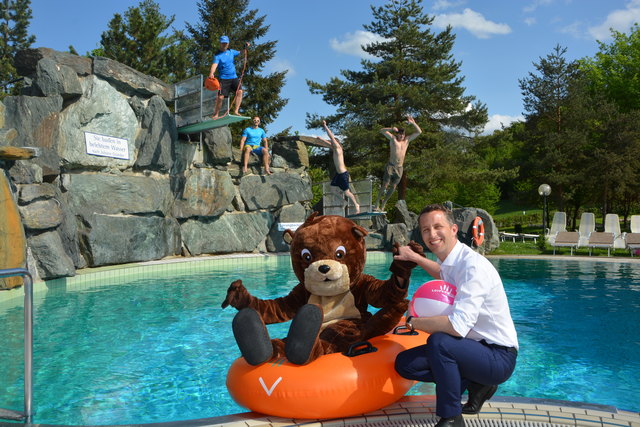 Und Action: als erste Therme Österreichs öffnet die Therme Loipersdorf am Samstag, 28. April ihren 23.000 Quadratmeter großen Freibereich.