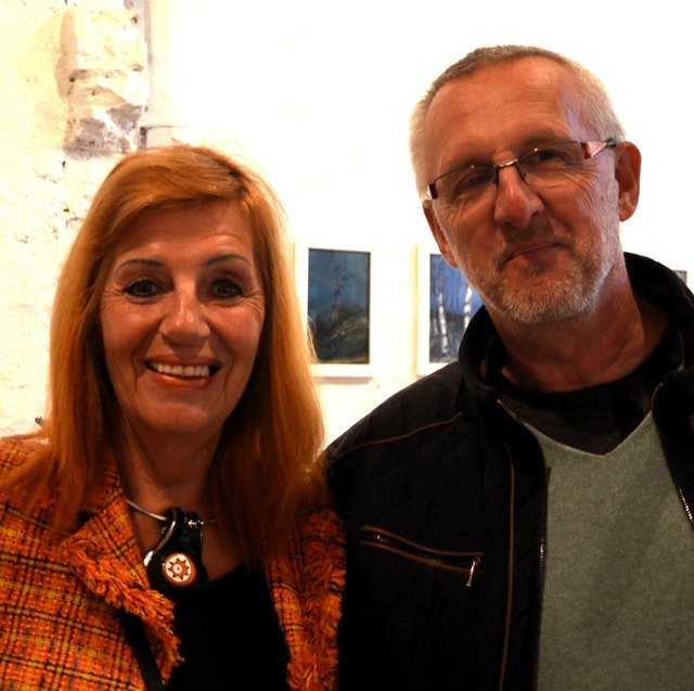 Maria Böhm mit Archivar Siegfried Lagger