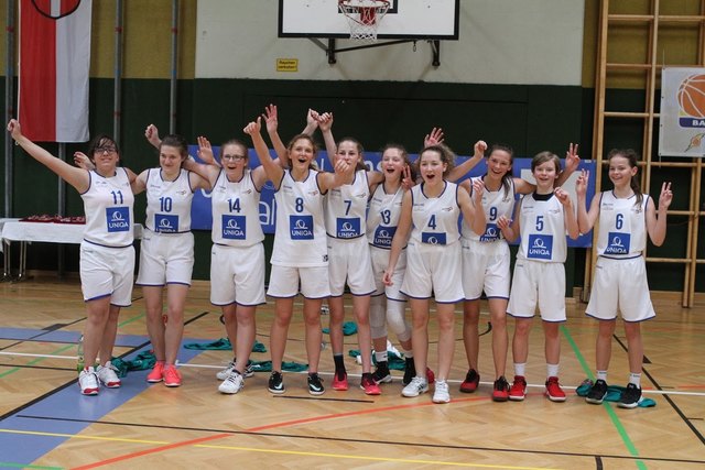 Die Mädels vom GYM Oberschützen jubelten über den Bundesmeistertitel.