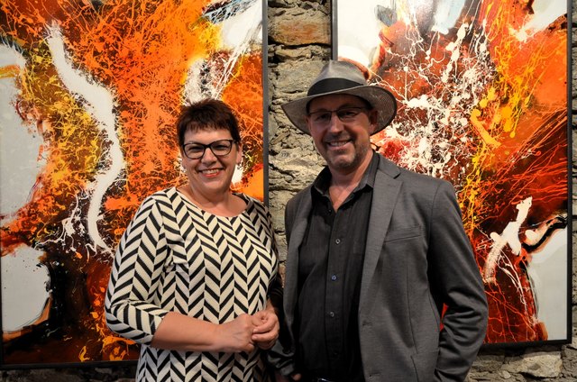 Heidi Penker mit Klaus Frost alias Feistritzer