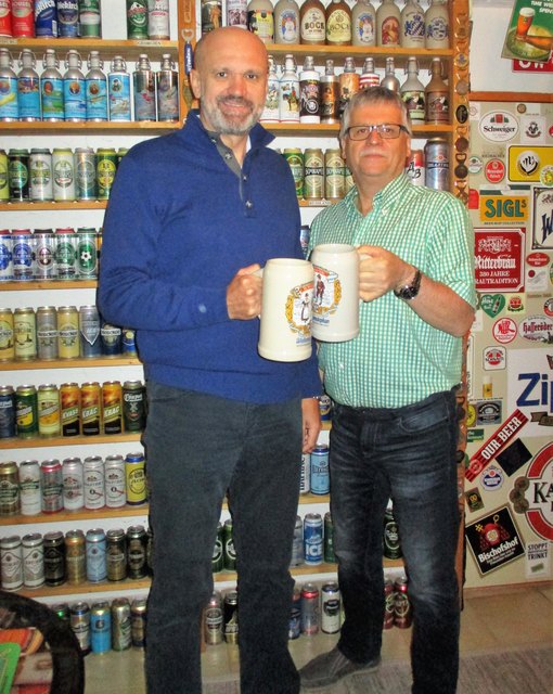 Werner Herics und Kurt Balazs im Bierarium