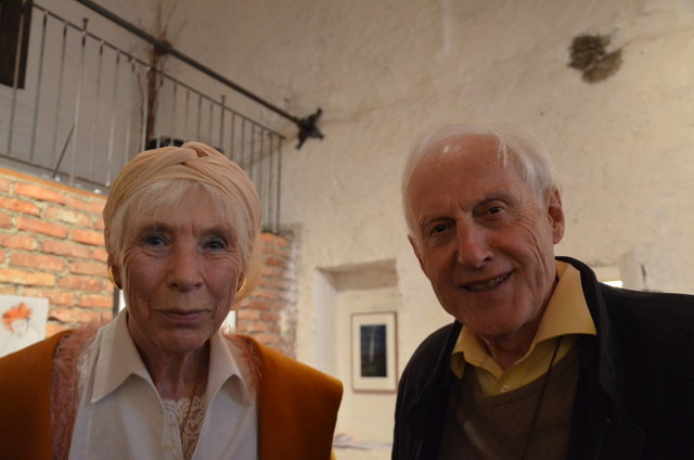 Gisela und Werner Schulte-Frohlinde schauen aus Gschriet vorbei