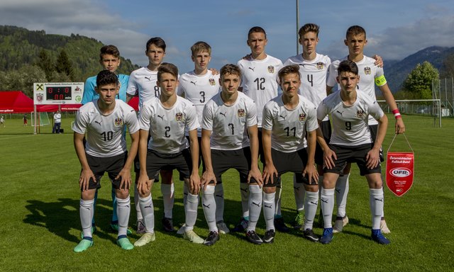 Das öterreichische U15 Nationalteam