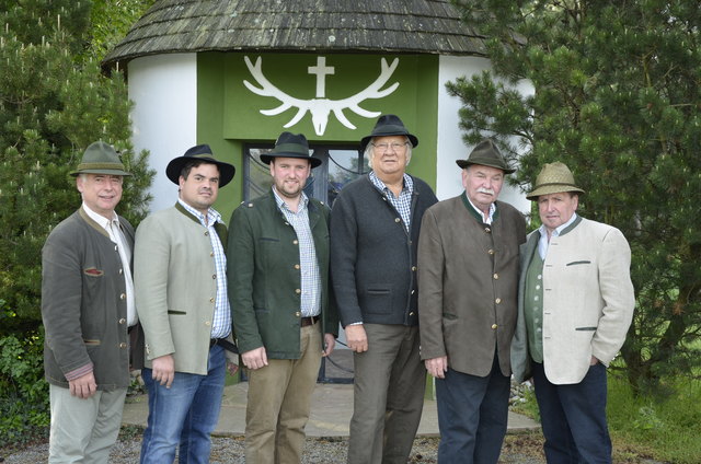 Bgm. Roman Sigmund, JL Stv. Andreas Hofer, JL Ing. Josef Breuer jun., Franz Wald, Ing. Josef Breuer sen., Dir. Gerhard Breuer