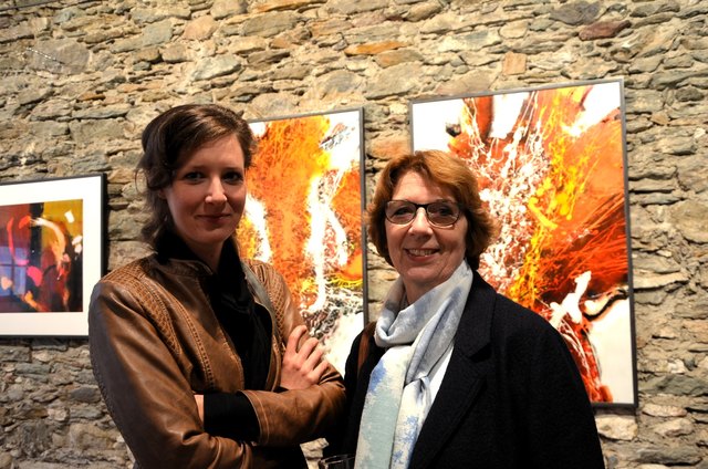 Fotografin Eva Staber mit Karina Povel-Mansbart, Millstatt