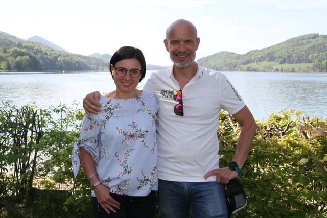 Fuschlseebad: Sieglinde Baumkirchner und Jakob Schmidlechner.