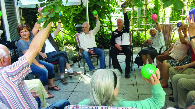 Der große Garten bietet gerade im Sommer die Möglichkeit für vielfältige Angebote.