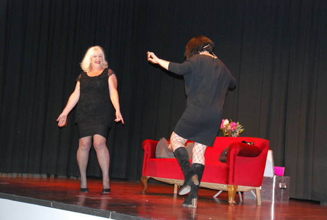 Barbara Balldini und Mika Blauensteiner in Aktion