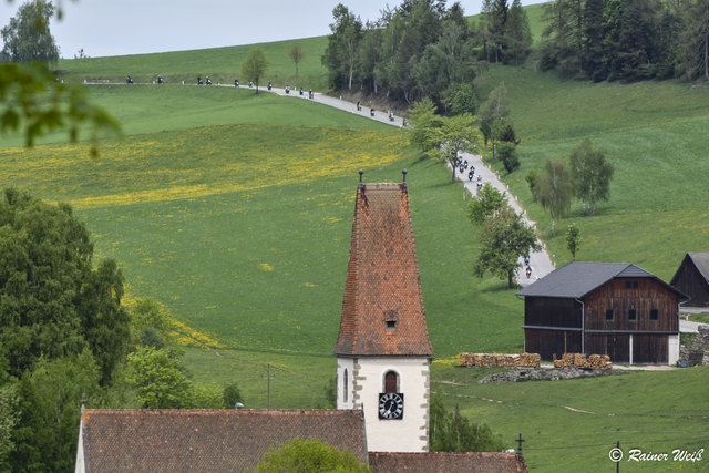 Gemeinsame Ausfahrt - Ankunft in Hirschbach