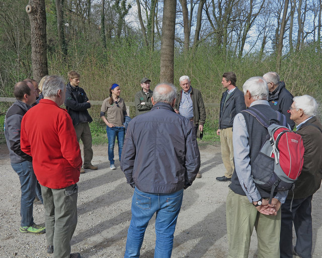 Wissenschaftliche Tagung mit den Grundbesitzern Carl und Max Abensperg-Traun in den Auen von Petronell-Carnuntum.