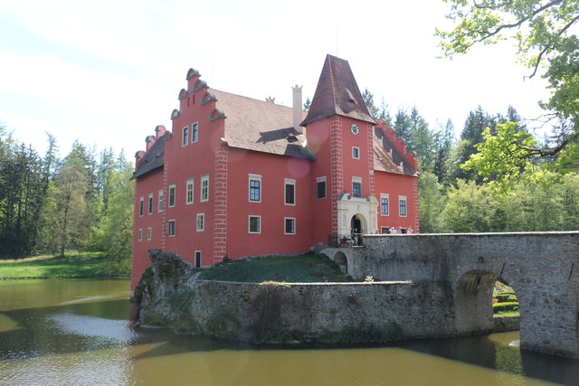Nordansicht vom Schloss.