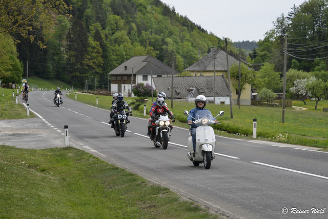 Bei der gemeinsamen Ausfahrt im Gusental