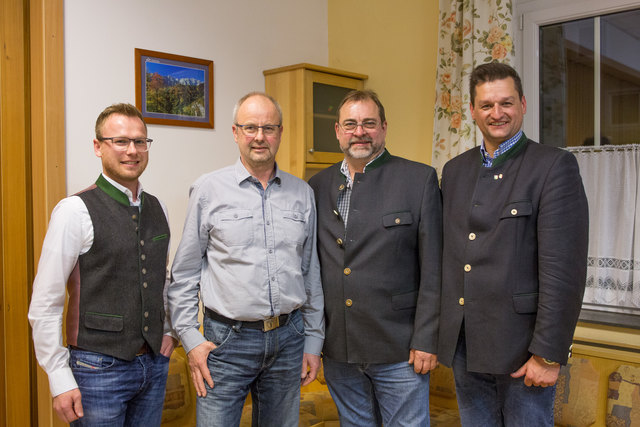 Elmar Bichler, Günter Schedelberger, Otmar Wagner, Michael Gruber (v.li.)
