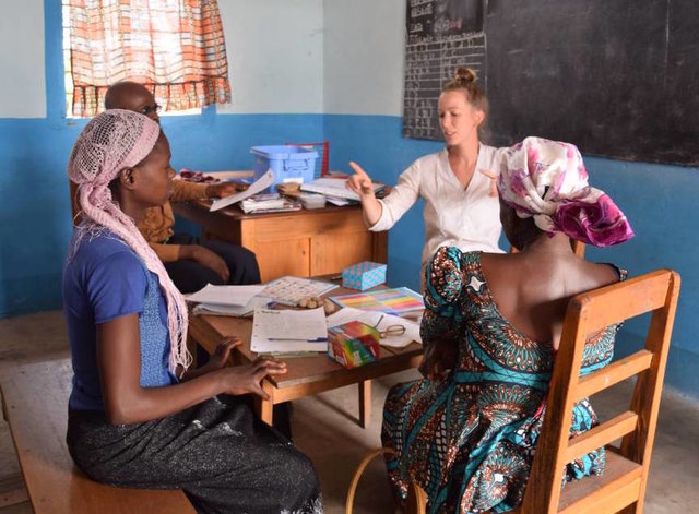 Magdalena Danzl schulte das pädagogische Team in Tshumbe. | Foto: Zukunft für Tshumbe