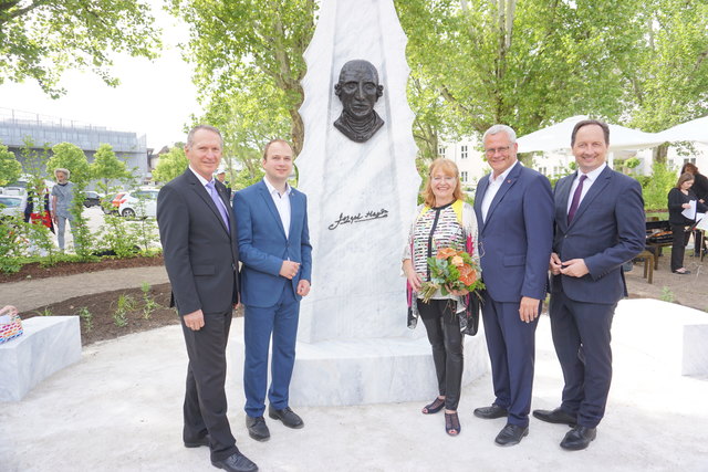 Am 1. Mai wurde das Haydn-Denkmal in der Bürgerspitalgasse enthüllt | Foto: Stadtgemeinde