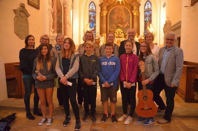 Sie gestalteten das Friedensgebet