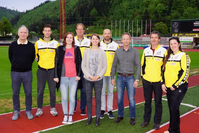 Der neue Leichtathletik-Vorstand.
