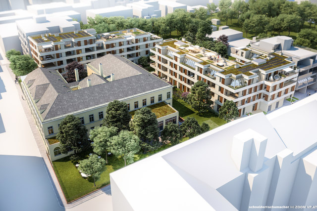 Die ersten Ansichten: So soll die Residenz Zögernitz nach der Revitalisierung in zwei Jahren aussehen. | Foto: Zoom VP