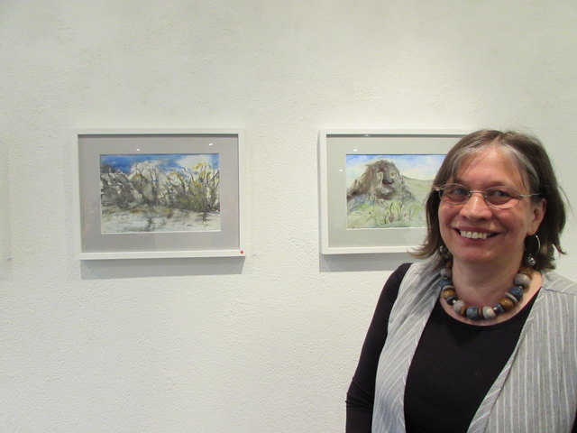 Mara Meier stellt derzeit im Kunstraum in Pettneu aus.