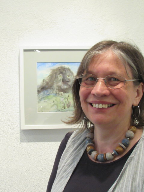 Mara Meier präsentiert ihre Werke im Kunstraum.