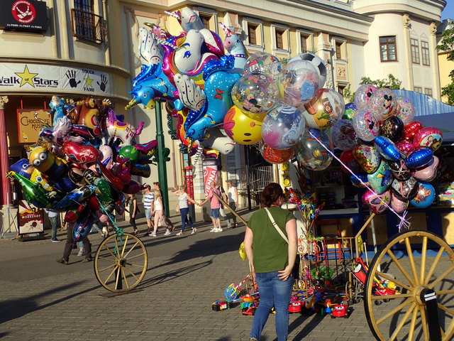 Bunte Luftballons im Wiener Prater