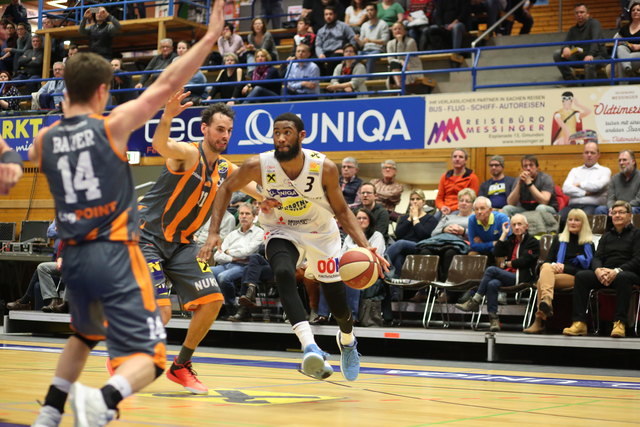 Rountree drückte dem ersten Match gegen die Dukes seinen Stempel auf. | Foto: Kienesberger