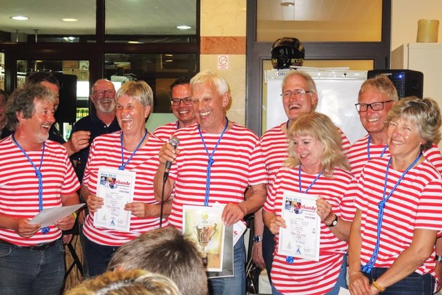 Die YCBS-Hochseemeister 2018 bei der Siegerehrung. | Foto: Rüdiger Endres