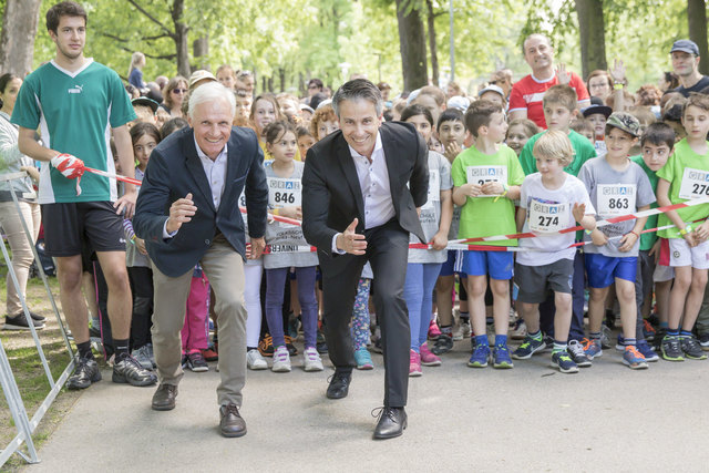 Sportlich: Gerhard Peinhaupt (l.) und Kurt Hohensinner. | Foto: Fischer