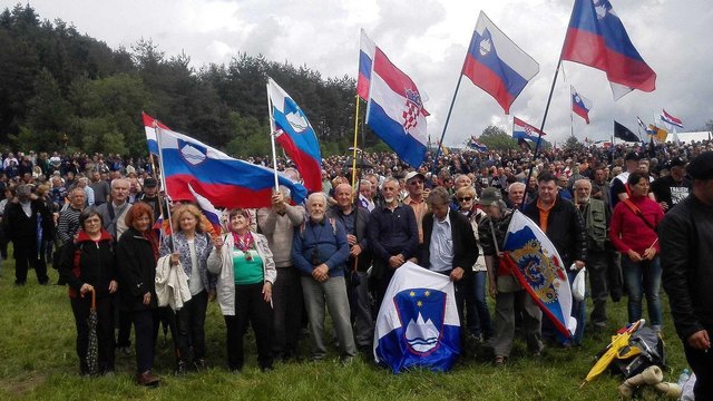 16.000 Menschen, vorwiegend Kroaten, kamen im Vorjahr zur Gedenkfeier nach Bleiburg (Archivfoto) | Foto: Rulitz