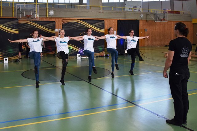 Stellprobe für die Miniformationen Ladies: GLT - Girls Like That