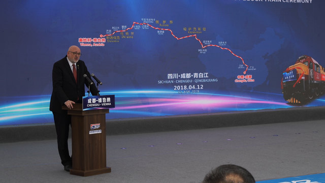 ÖBB-Chef Andreas Matthä: "Das Projekt Seidestraße ist für uns ein wichtiges strategisches Projekt und eine Riesenchance für die österreichische Wirtschaft". | Foto: ÖBB Presse