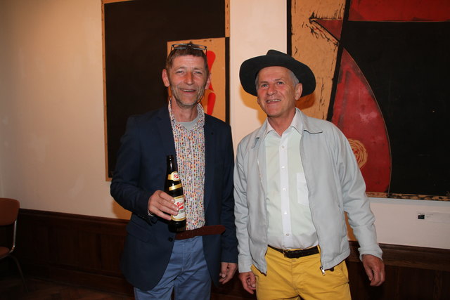 Wolfgang Stadler im Kunst-Talk mit Ferdl Götz.