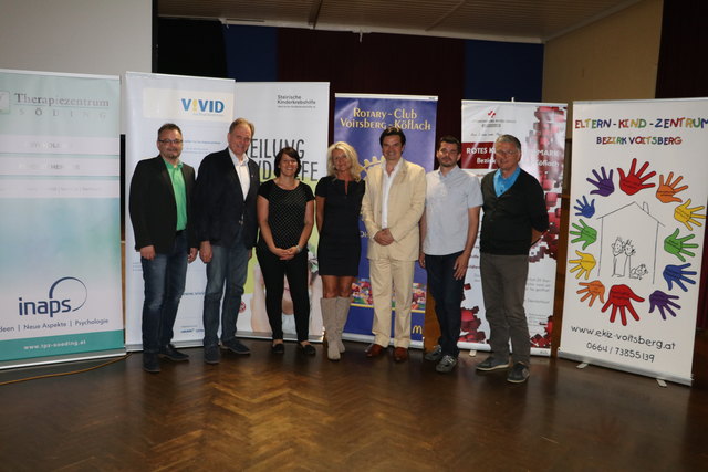 Aldo Striccher, LAbg. Erwin Dirnberger, Martina Derbuch-Samek, Doris Prasch, Laruenz Maresch, Wolfgang Binder und Peter Kohlbacher | Foto: KK