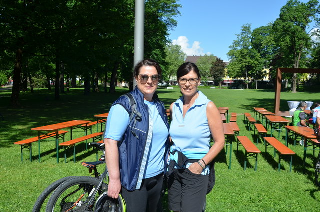 Bürgermeisterfrauen Inge Zmölnig und Petronilla Pirih