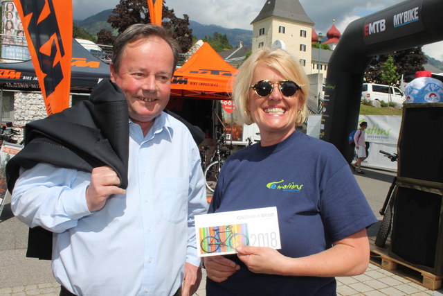 Eröffneten das Event: Johann Schuster und Maria Wilhelm